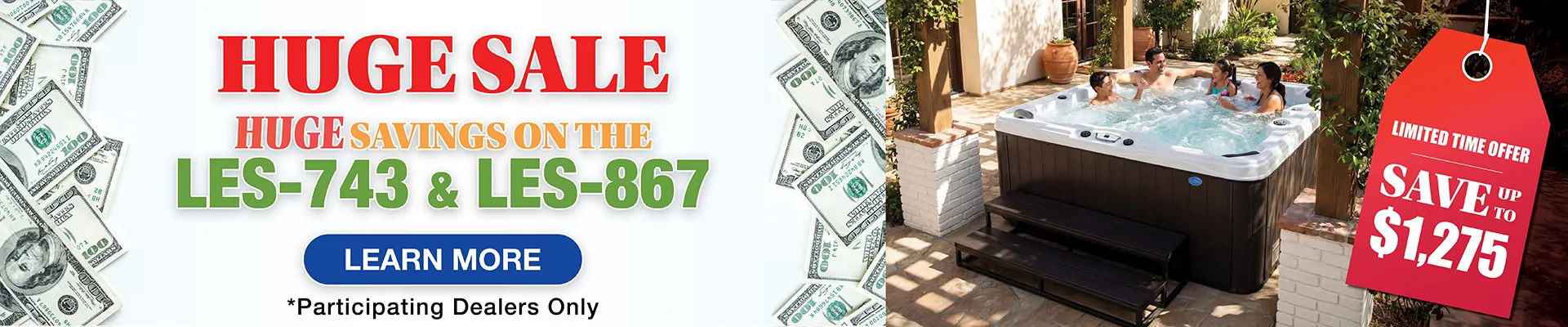 Calspas hot tub being used in a family setting - Wilkesboro